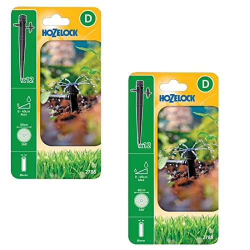 Image of Hozelock 24 x 2788 End of Line Adjustable Mini Water Sprinkler Micro Irrigation