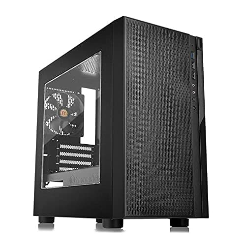 Image of Thermaltake Versa H18 Window Micro ATX Tower Case - Black