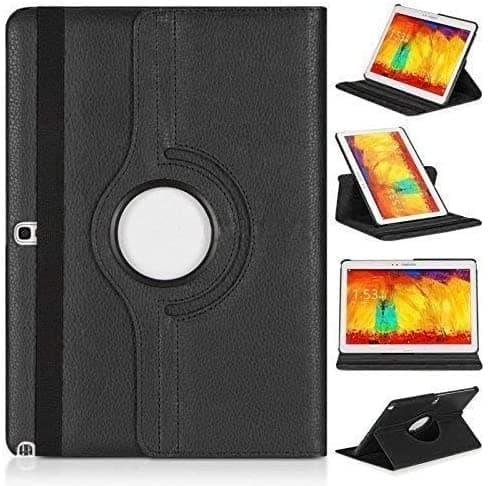 Image of 360 Degree Leather Stand Folio Cover Rotate Case for Samsung Galaxy Tab S 10.5" SM-T800 T805 (Black)