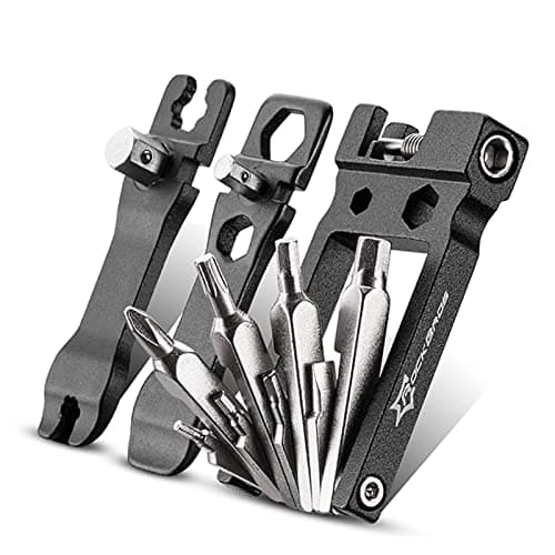 Image of ROCKBROS Bicycle Multi-Tool 20-in-1 Multitools Foldable Repair Tool Set Made of Stainless Steel