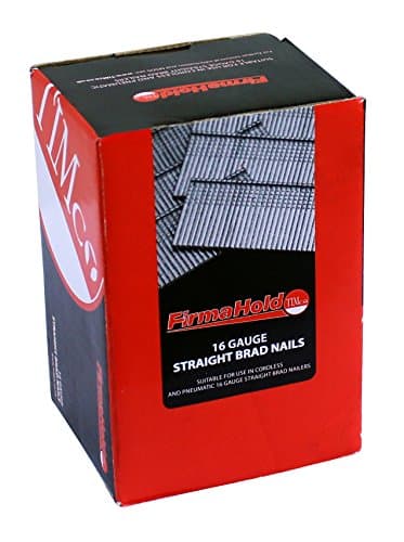 Image of TIMCO FirmaHold Straight Brad Nails - 16 x 25 - Galvanised - Box of 2000