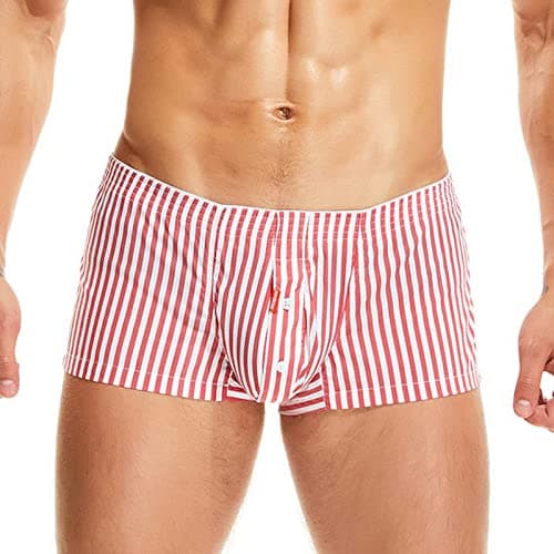 Image of Faringoto Men's Home Plaid Casual Shorts