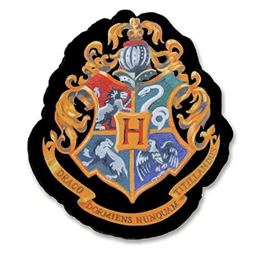 Image of Harry Potter Coussin Forme Blason Poudlard Cushions, Multicoloured, Single