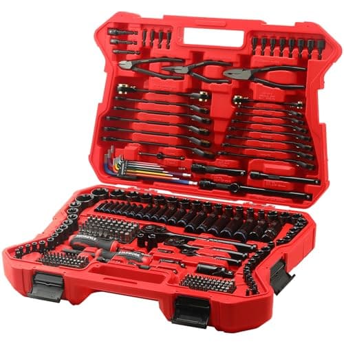 Image of STARWORK True Mechanic™ 305-Piece Mechanics Tool Set, 120-Tooth Reversible Ratcheting Wrench, Professional Tool Set