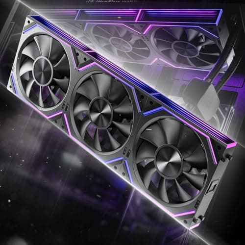 Image of AsiaHorse 3pcs 120MM PC Case Fan Positive (Exhaust) [ARGB Infinity Mirror] Daisy Chain RGB Fan 4Pin PWM 5V 3Pin ARGB 1850RPM Air Flow 71CFM High Precision High Performance HDB Bearing 50,000 Hours