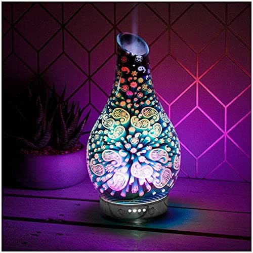 Image of Vase Shaped Desire Humidifier | 3D Multicolour Paisley design | 1 Pc
