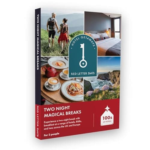 Image of Red Letter Days 2-Night Magical Breaks Experience Gift Box for 2-420 Retreats Across the UK