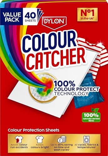 Image of Colour Catcher Complete Action+ Laundry Sheets, Helps to Prevent Colour Run and Protects Brightness – 40 Sheets