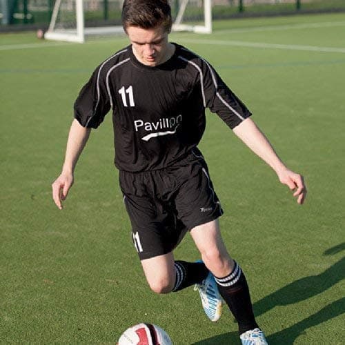 Image of Precision Lyon Training Shirt & Short Set 34-36 Black/white