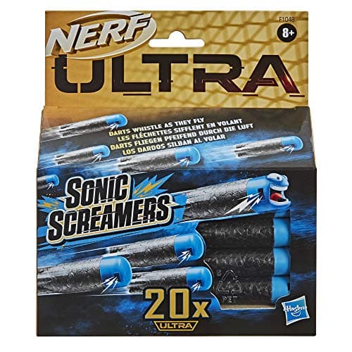 Image of Nerf Ultra Sonic Screamers 20-Dart Refill Pack - Darts Whistle Through the Air - Compatible Only with Nerf Ultra Blasters
