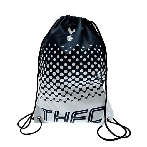 Image of Tottenham Hotspur F.C. Official Tottenham Hotspur Spurs Football Club Gym School Bag Fade Design, 44 x 33cm, Navy/White