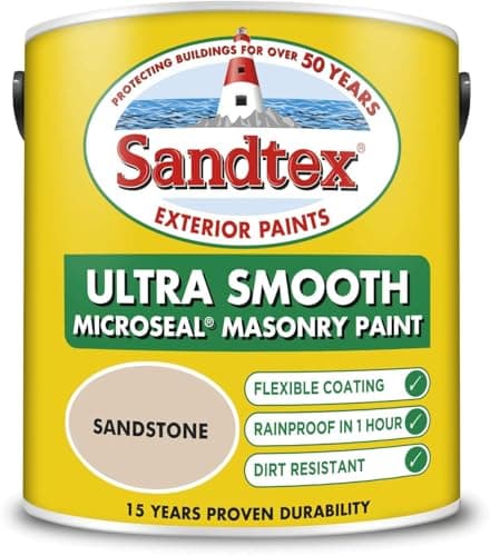 Image of Sandtex Retail Fine Textured Masonry Plymouth Grey 5 L