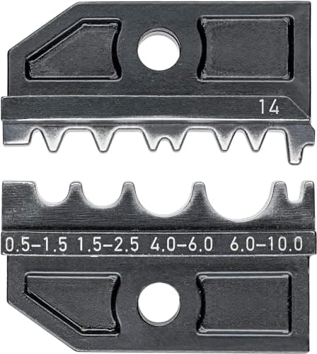 Image of KNIPEX Crimping Die for Non-Insulated Tube and Crimp Cable Lugs and Non-Insulated Butt and Crimp Connectors in Accordance with Din 46341, 97 49 14