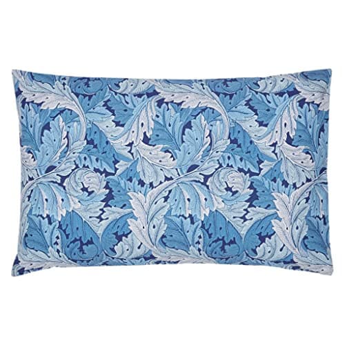 Image of Morris & Co Acanthus Blue Bedding Range (Standard Pillowcase Pair 74cm x 48cm)