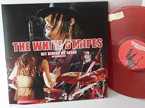 Image of THE WHITE STRIPES get behind me satan alternate set, red vinyl, WSTAT 1