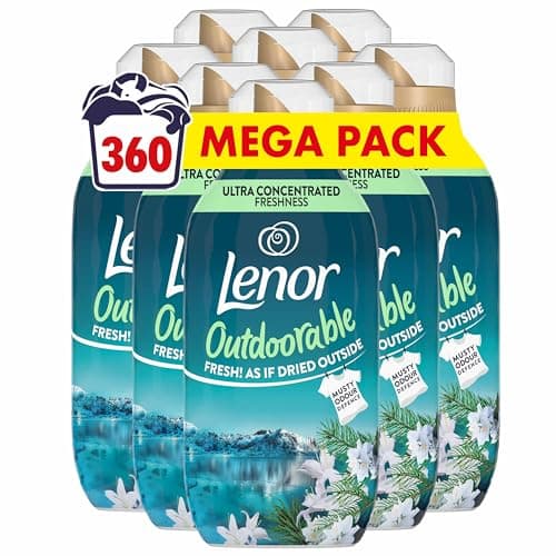Image of Lenor Outdoorable Fabric Conditioner 360 Washes (8x45), Northern Solstice - Ultra Concentrated Freshness