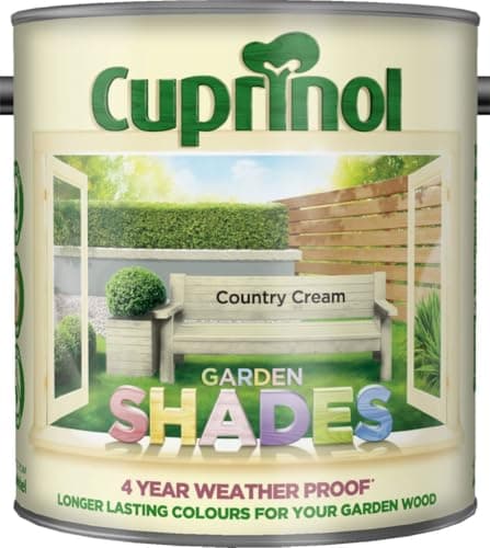 Image of New 2017 Cuprinol Garden Shades Country Cream 2.5L