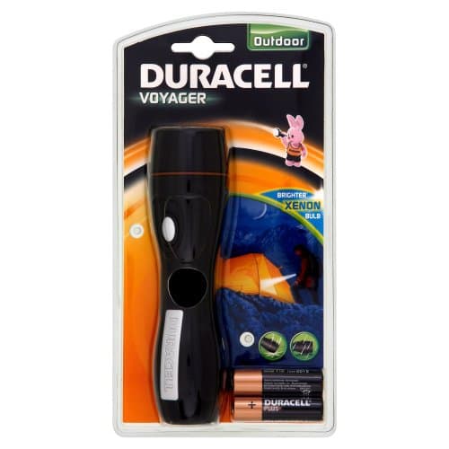 Image of Duracell Voyager Rubber Water-Resistant Torch with 2 AA Batteries
