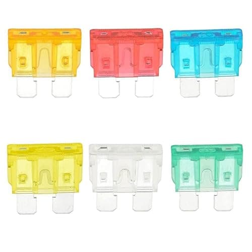 Image of 60 x Standard Blade Fuses 5A 10A 15A 20A 25A 30A Car Auto (Pack of 60) Assortment Kit