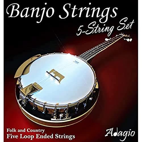 Image of Adagio Musical Instruments Pro 5-String Banjo Strings Pack BAN5