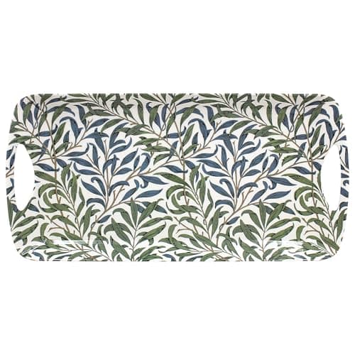 Image of The Leonardo Collection William Morris Willow Bough Tray Medium For Serving Dishes | Serving Trays For Kitchen Accessories | Serving Platter For Serving Food & Tea | Designer Trays for Food Serving