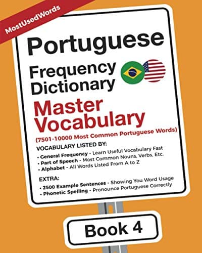 Image of Portuguese Frequency Dictionary - Master Vocabulary: 7501-10000 Most Common Portuguese Words (Learn Portuguese with the Portuguese Frequency Dictionaries)