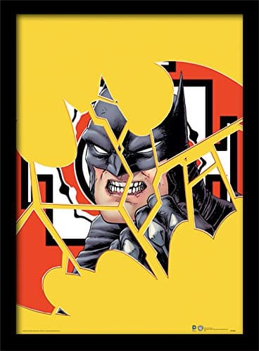 Image of DC Comics "Batman Cracked" Framed Print, 30 x 40 cm