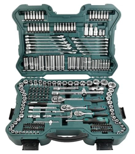 Image of Mannesmann M 98430 Professional Socket Wrench Set, 215 Pieces, Plastic Box, Metric