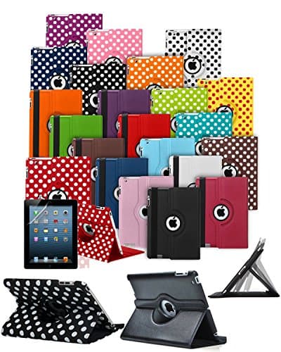 Image of London Gadget Store For Amazon Fire 7 with Alexa (7th Generation, 2017 Release, 7 inch) - MobiBax Prime Custom Made Tablet Case Cover with 360° Rotating and Stand Feature in BLACK