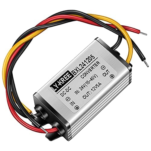 Image of DC 24V to 12V DC Voltage Regulator Buck Converter 5A 60W Power Supply Adapter Converter Reducer Regulator for Truck Vehicle Auto Car Boat Solar System, Accept DC15-40V Inputs (1)