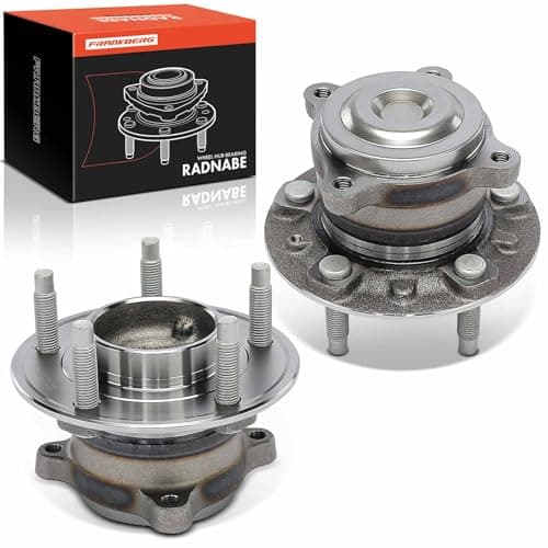 Image of Frankberg 2x Wheel Bearing Stroke Rear Axle with integrated wheel bearing Compatible with Cruze J300 Orlando J309 Volt Ampera R12 Astra H Caravan A04 Zafira Tourer C P12 Replace# 13580091