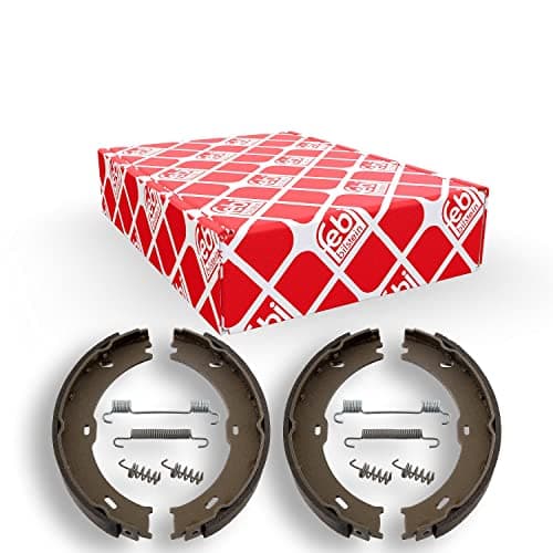 Image of febi bilstein 32851 Brake Shoe Set for parking brake, with additional parts, pack of two