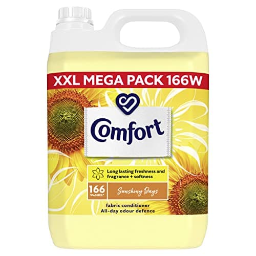 Image of Comfort Sunshiny Days with All-Day Odour Defence Unstoppable Freshness Fabric Conditioner Softener 166 Wash 5L Upto 5 Months Supply