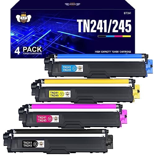 Image of CMYBabee Remanufactured Toner cartridge TN241 TN245 for Brother HL3140CW HL3150CDW HL3170CDW HL3142CW HL3152CDW DCP9015CDW DCP9020CDW MFC9130CW MFC9140CDN MFC9340CDW MFC9330CDW (4 Pack)