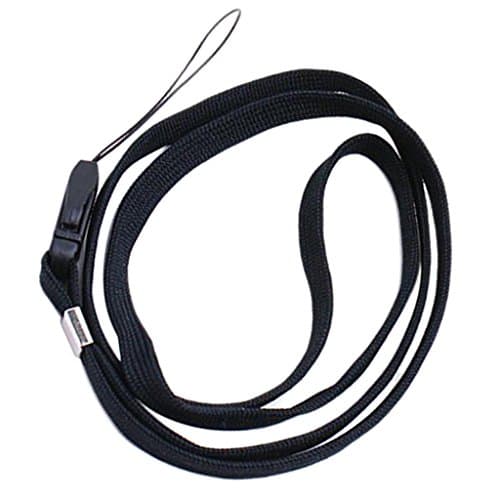 Image of Juliyeh 16 Inch Neck Strap/Cord Lanyard for Mp3 MP4 Cell Phone Camera USB Flash Drive ID Card-Black, (223)