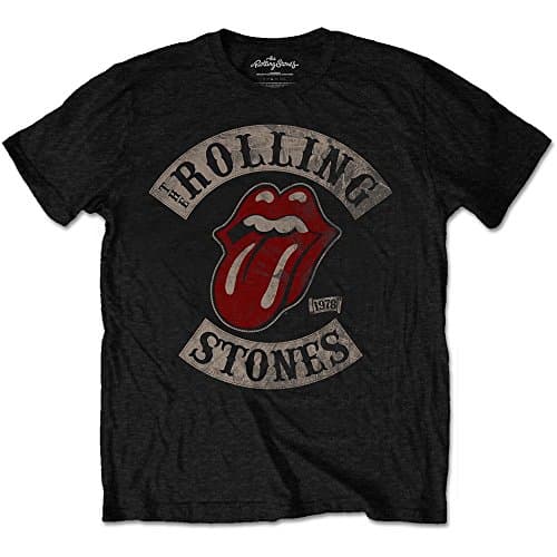 Image of The Rolling Stones Unisex Tee: Tour 1978 - XXX-Large - Black