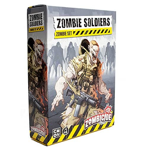 Image of Zombicide 2nd Edition Zombie Soldiers Set Strategy Board Game Cooperative Game for Teens and Adults Zombie Board Game Mini Figures Ages 14+ 1-6 Players Avg. Playtime 1 Hour Made by CMON