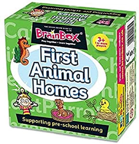 Image of The Green Board Game Co. GRE90074 Brainbox First Animal Homes Game
