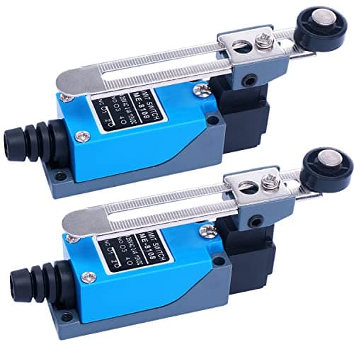 Image of 2Pcs Limit Switch ME-8108 Adjustable roller lever Arm limit switch NC-NO CNC Mill Router ME-8108