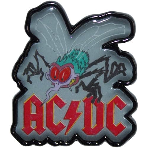 Image of AC/DC Fly On The wall Pin Badge One Size