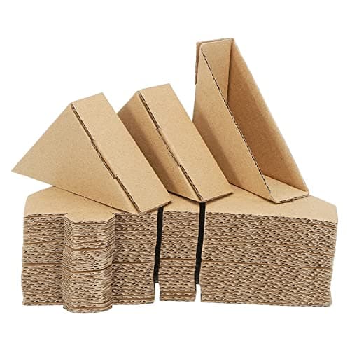 Image of sourcing map Adjustable Cardboard Corner Protector, Cardboard Edges Protector 7x7x2.5cm for Art, Packing, Shipping Supplies Pack of 60
