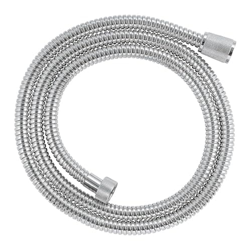 Image of GROHE VitalioFlex Metal - Shower Hose 1.5 m, (Tensile Strength 50 kg, Pressure Resistance Up to 5 Bar, Heat Resistance 70°C, Universal Connection G 1/2'' x 1/2''), Chrome, 22108000