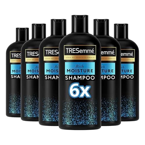 Image of TRESemmé Rich Moisture Shampoo - With Vitamin E, Amino Acids & Ceramide for Deep Hydration, Softness, Damage Repair & All-Day Moisture – Ideal for Dry, Damaged Hair 6x 680 ml
