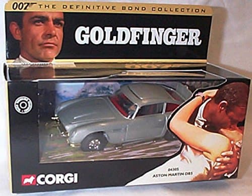 Image of Corgi james bond goldfinger aston martin DB5 car the definitive collection 1:36 scale diecast model