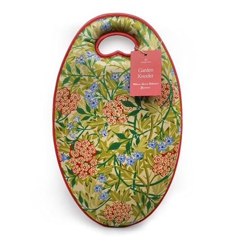Image of Robert Frederick Garden Kneeler - William Morris Design - Padded Memory Foam, Green