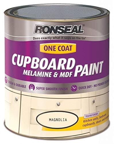 Image of Ronseal OCCMPM750 750 ml One Coat Cupboard Melamine and MDF - Magnolia