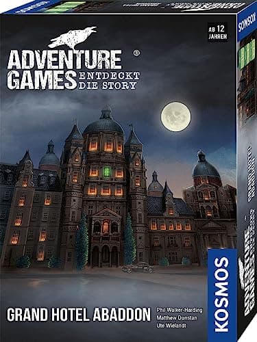 Image of KOSMOS 693190 Adventure Games - Grand Hotel Abaddon Discover the story, cooperative board game, for 1 to 4 players, from 12 years, exciting adventure game (German)