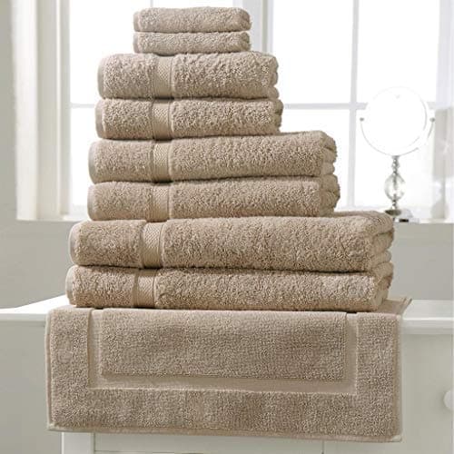 Image of Belledorm Madison 100% Cotton 600gsm Hotel Quality Towel in Pebble (Bath Sheet 100cm x 170cm)