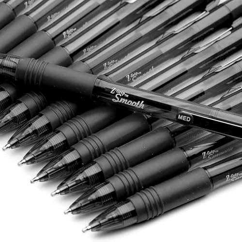Image of Zebra Z-Grip Smooth - Retractable Ballpoint Pen - Economy Pack of 20 (Black)