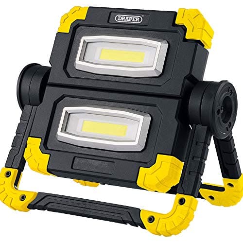 Image of Draper 10W COB Rechargeable Twin Worklight